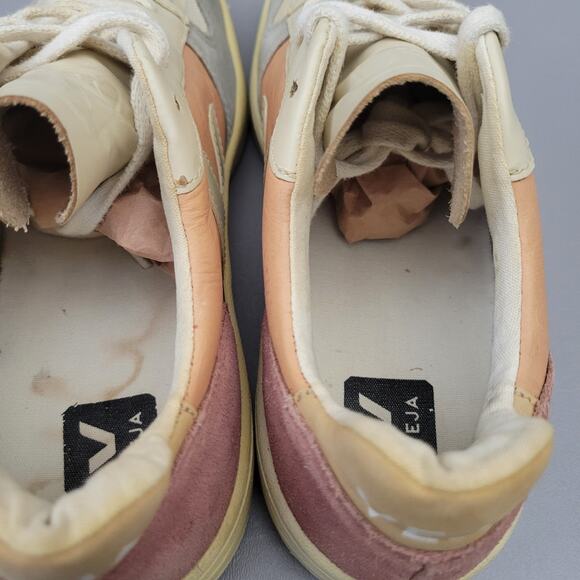 Veja Women's V-10 Suede Trainers Multicolor Size 9 - Picture 10 of 15